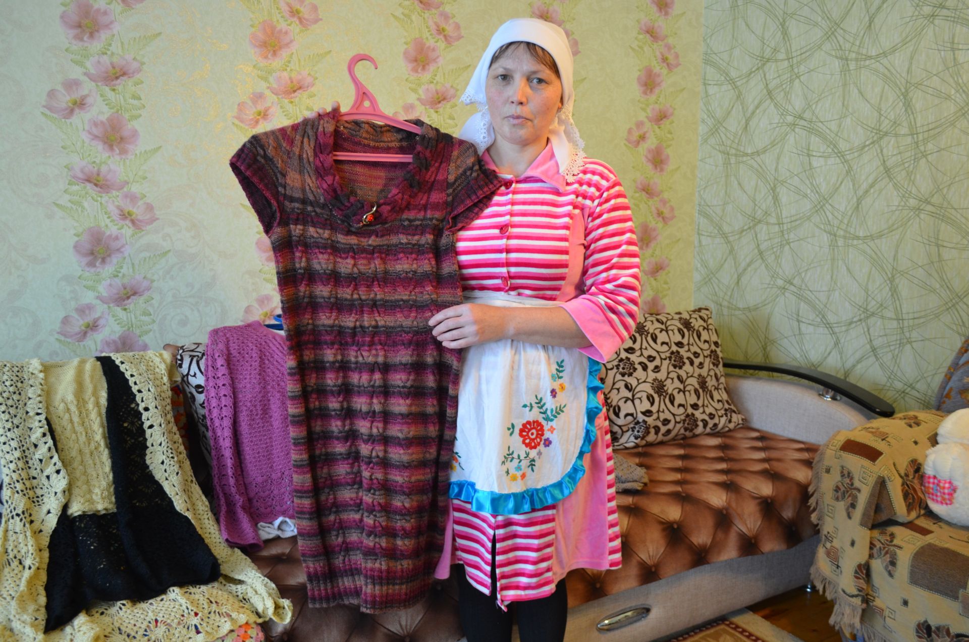 Гульфия Салахова из Шигаево не любит носить покупную одежду