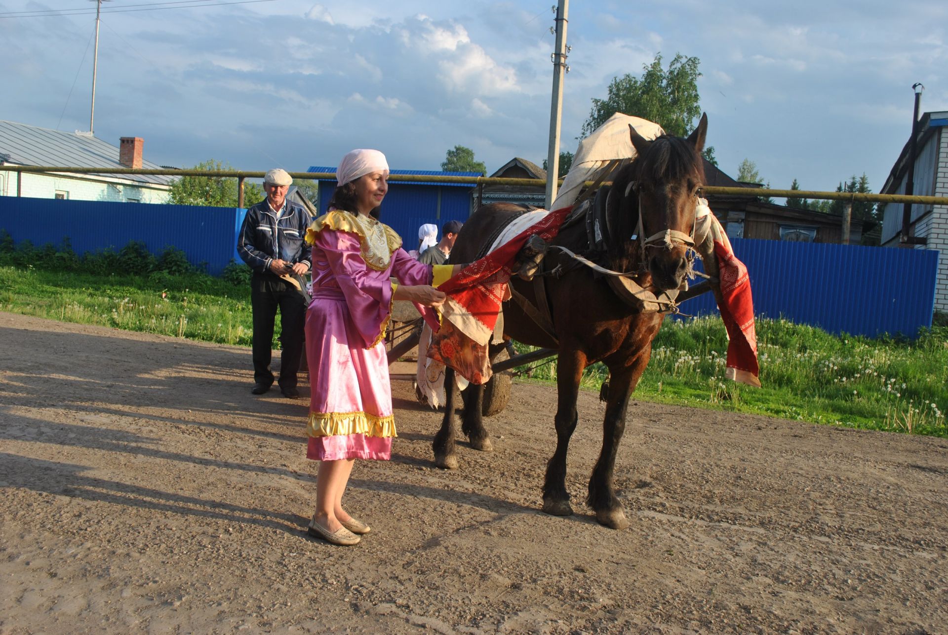 Апас авылларында Сабан туе бизәкләре