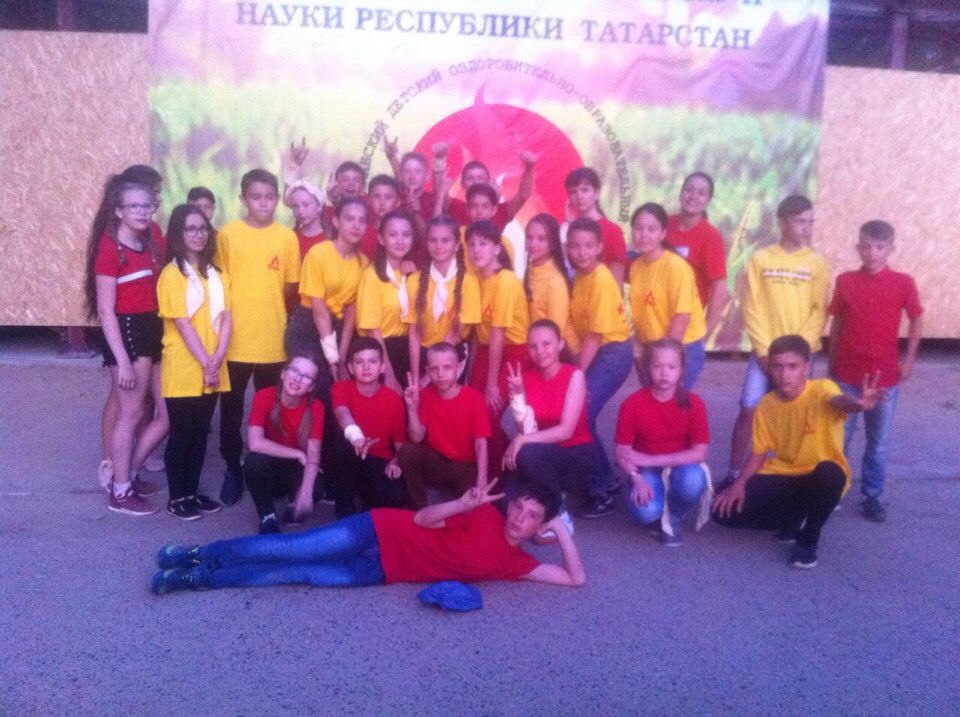 Учащиеся  Апастовской школы отдыхают в лагере "Костер"