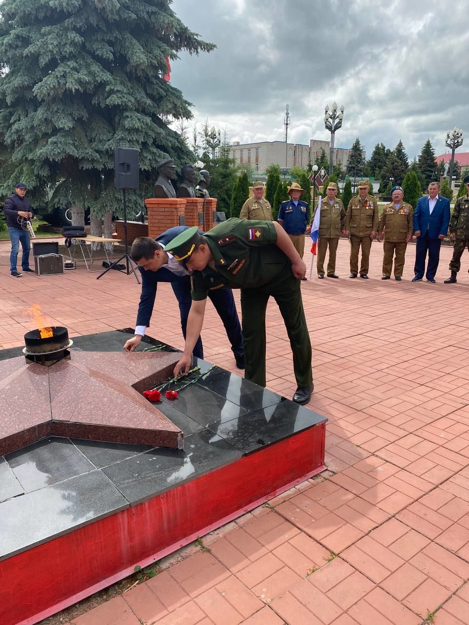В Апастово отметили День ветеранов боевых действий