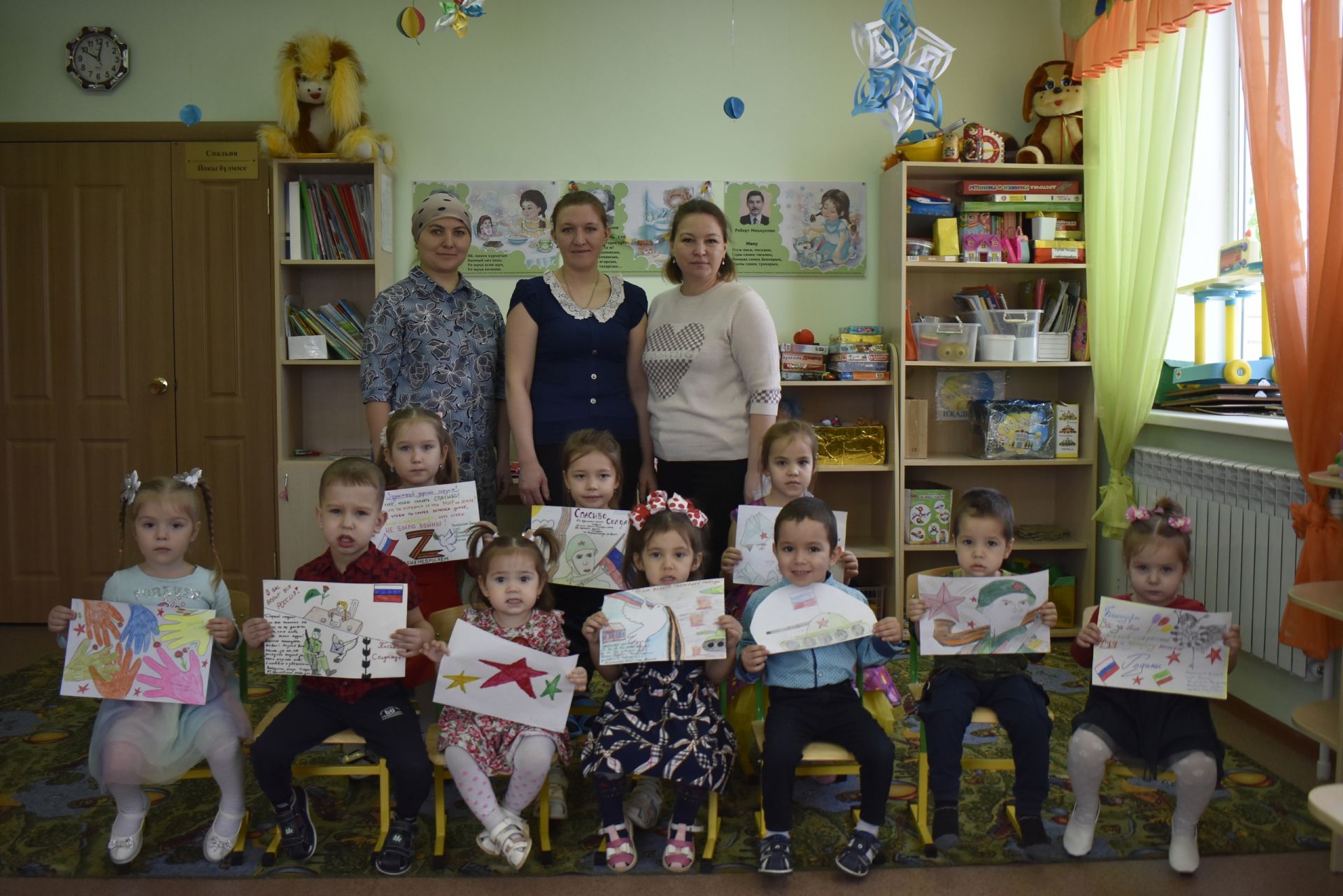 Иске Әнәле балалары “Кайтырга вәгъдә бирәм” акциясенә кушылды