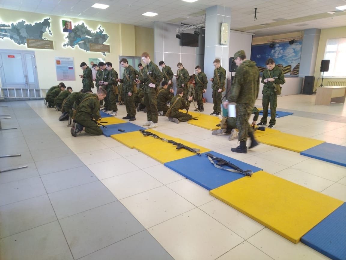 Учащиеся Каратунской школы на военно-полевых учебных сборах