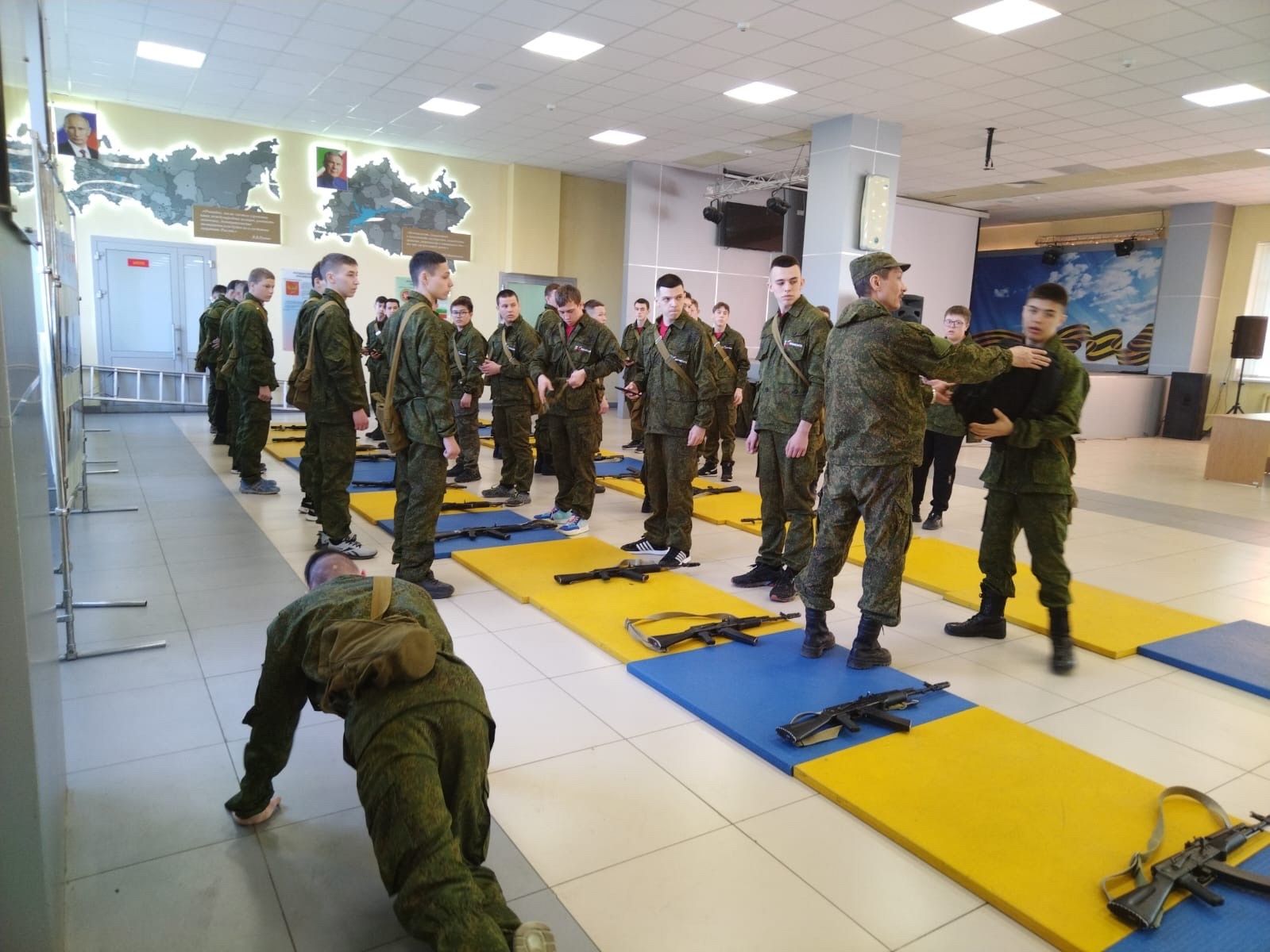 Учащиеся Каратунской школы на военно-полевых учебных сборах