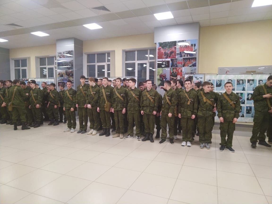 Учащиеся Каратунской школы на военно-полевых учебных сборах