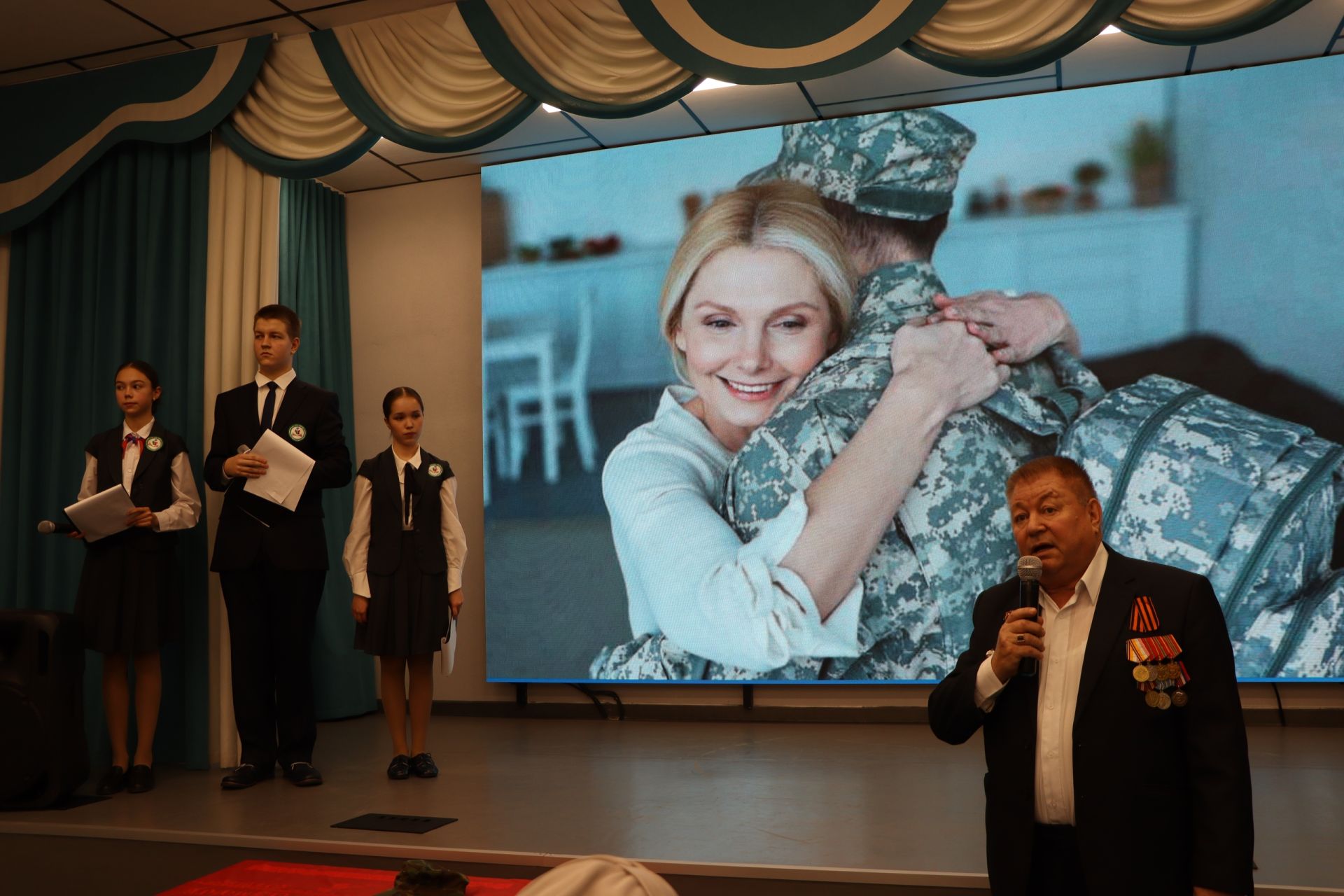 Апас урта мәктәбендә Герой партасы ачылды