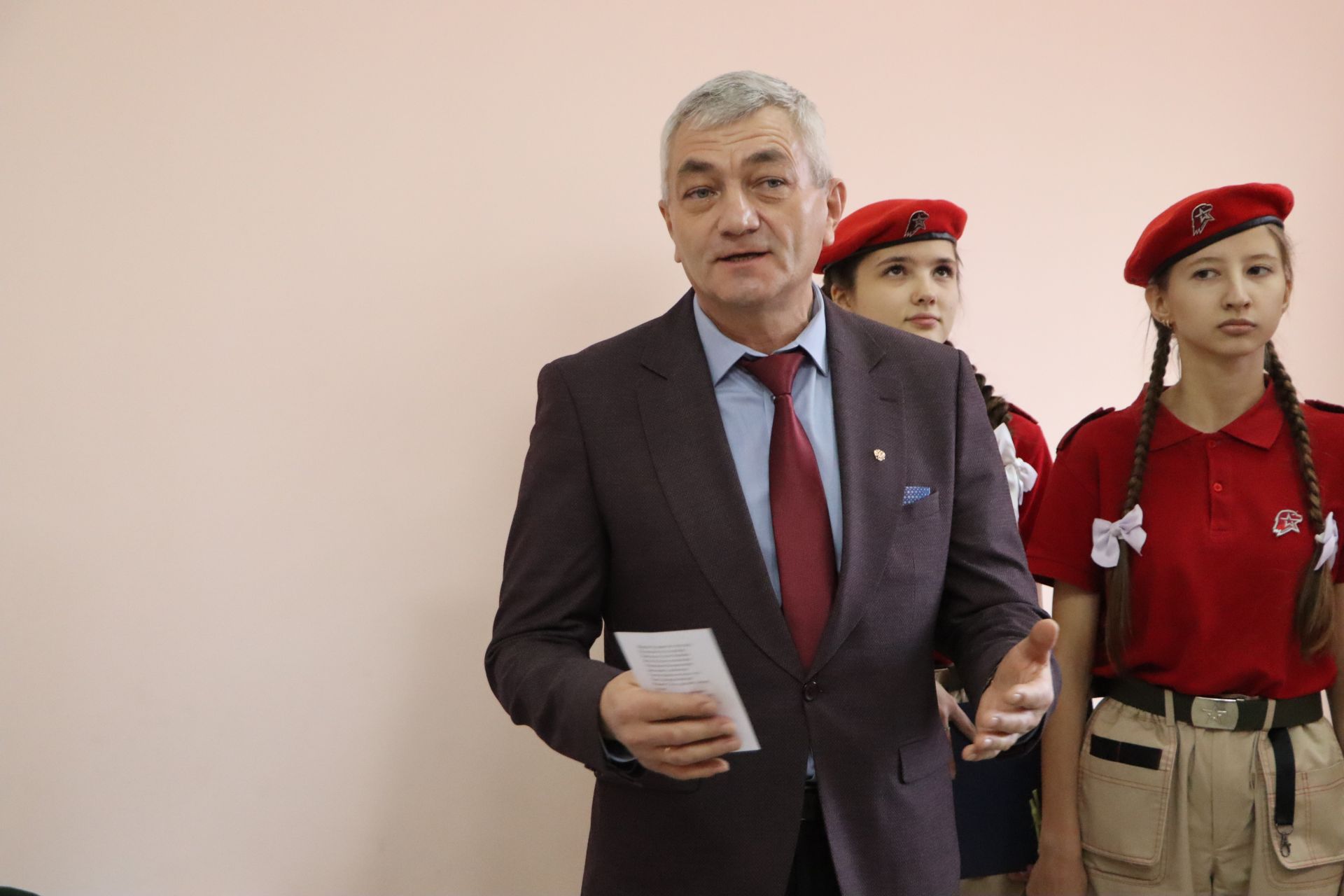 Борнаш урта мәктәбендә Герой партасы ачылды