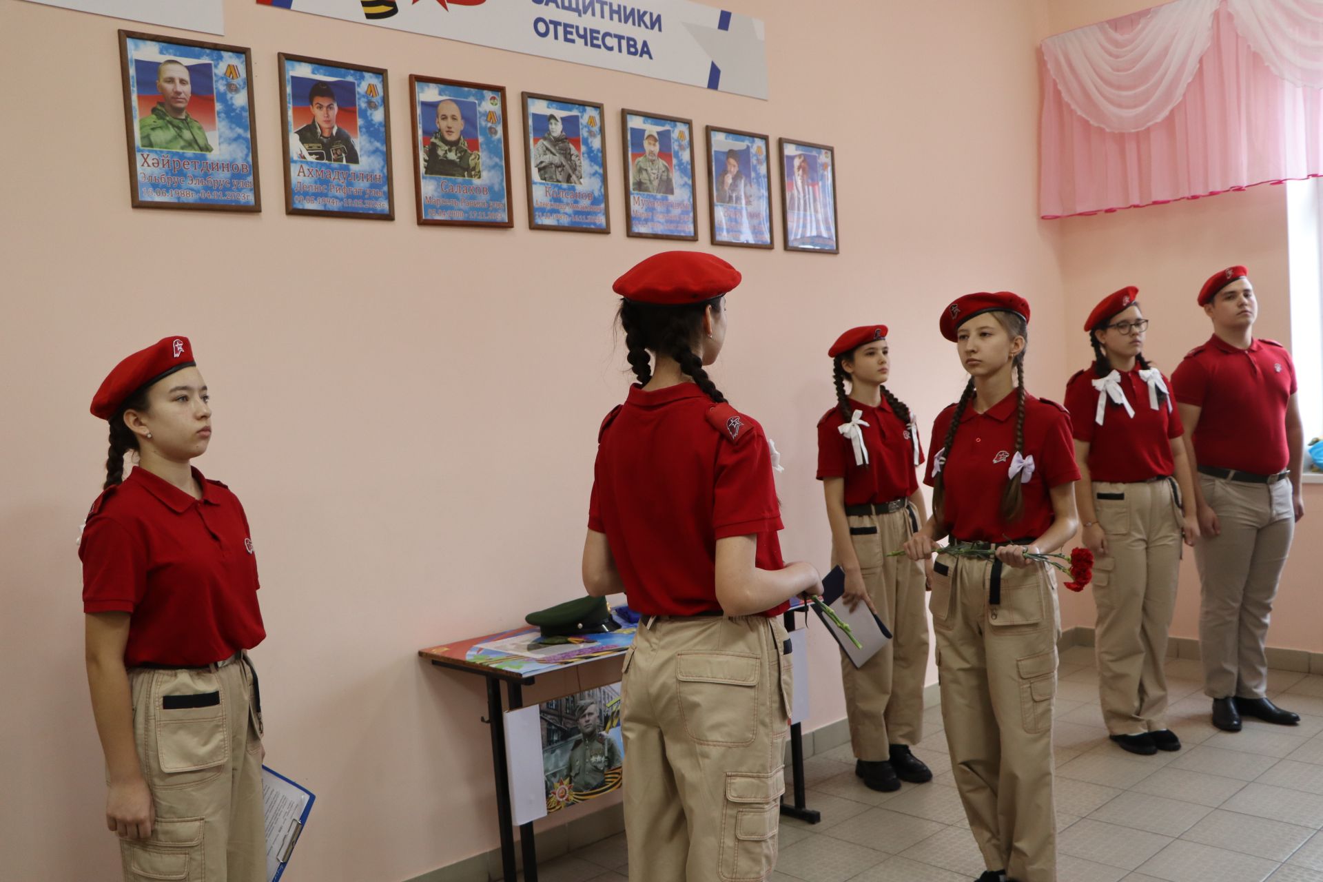 Борнаш урта мәктәбендә Герой партасы ачылды