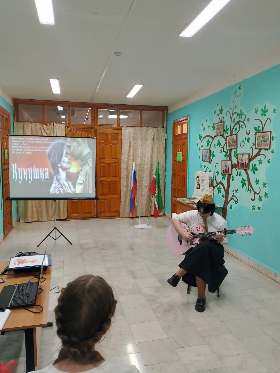 Открытие года Защитников Отечества в Давликеевской школе прошло с большим размахом и вдохновением