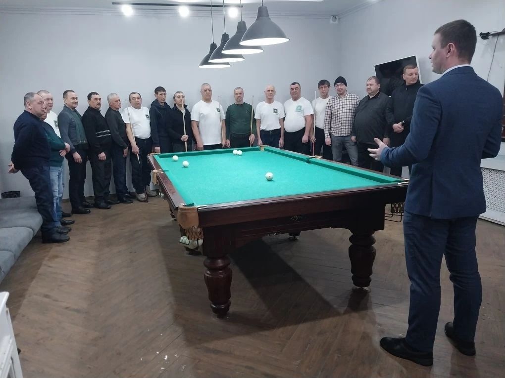 В Апастово прошли соревнования по бильярду на Кубок главы района Айрата Зиганшина