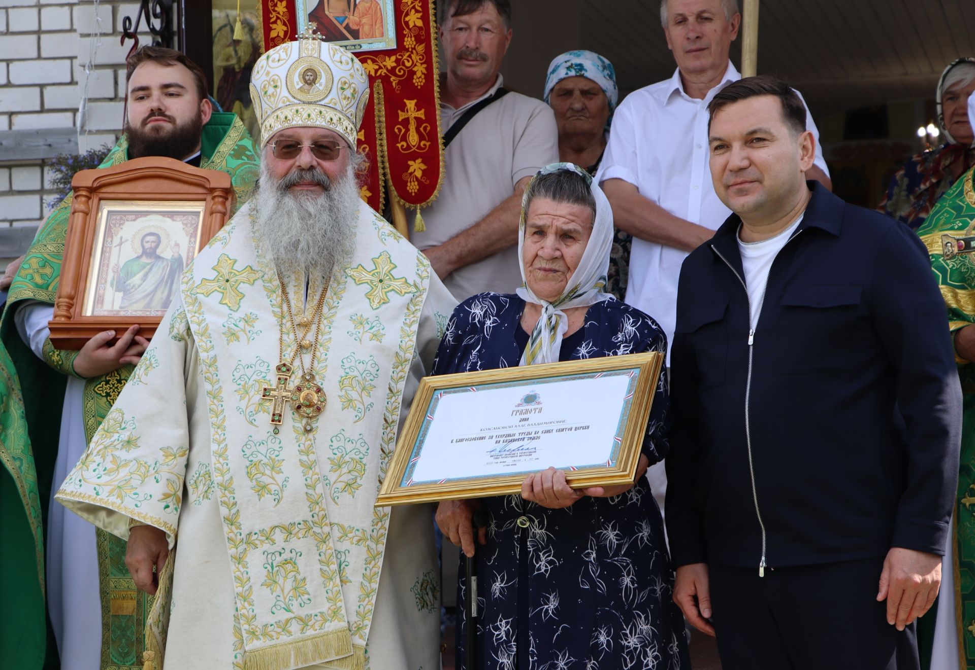 Апастовский район посетил митрополит Казанский и Татарстанский Кирилл