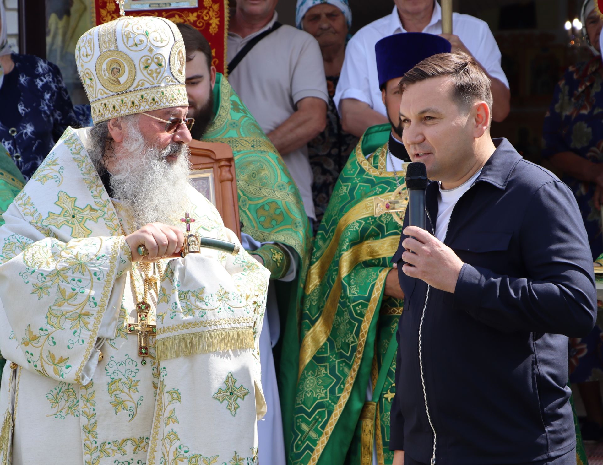 Апастовский район посетил митрополит Казанский и Татарстанский Кирилл
