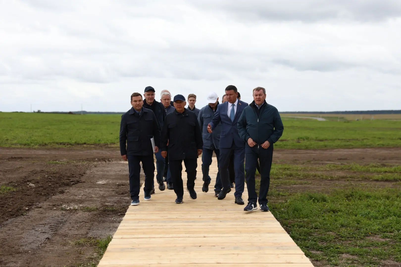 Районга эш сәфәре белән Татарстан Республикасы Рәисе Рөстәм Миңнеханов килде