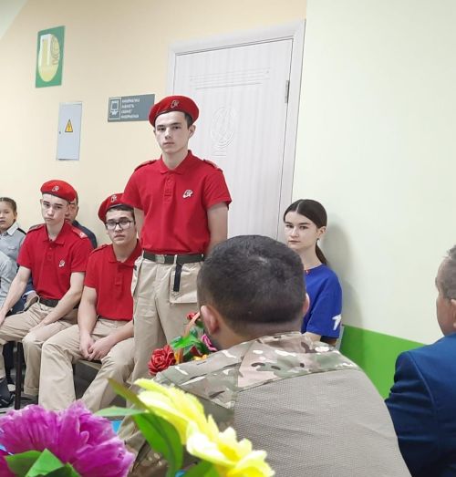 “Классные встречи” с участником специальной военной операции