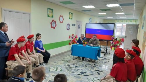 “Классные встречи” с участником специальной военной операции