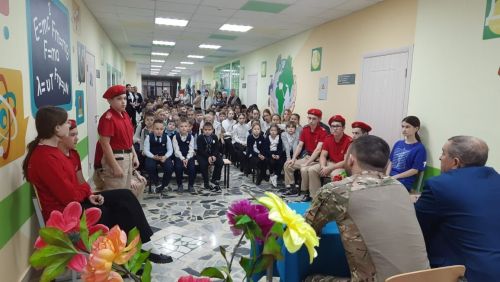“Классные встречи” с участником специальной военной операции