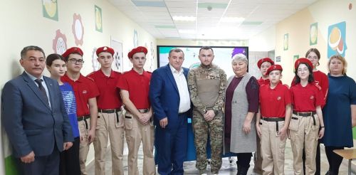 “Классные встречи” с участником специальной военной операции