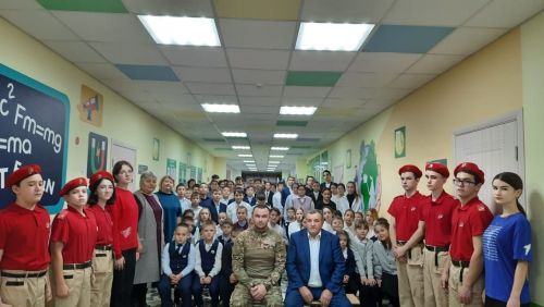 “Классные встречи” с участником специальной военной операции