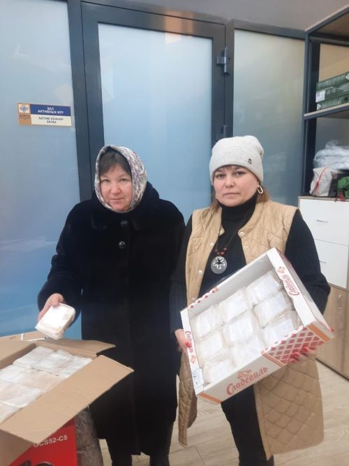 В районе продолжается сбор гуманитарной помощи для оказания помощи ребятам, участвующим в мобилизации