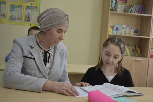 Учащиеся Среднебалтаевской школы обучаются в современных условиях