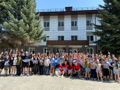 В деушевском лагере «Свияга», прошел тематический день, посвящённый Российскому Движению Детей и Молодёжи «Движение первых»