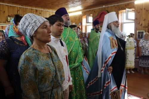 Храм Иоанна Предтечи села Бишево посетил митрополит Казанский и Татарстанский Кирилл