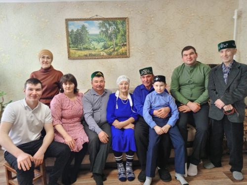 Три поколения на одной семье
