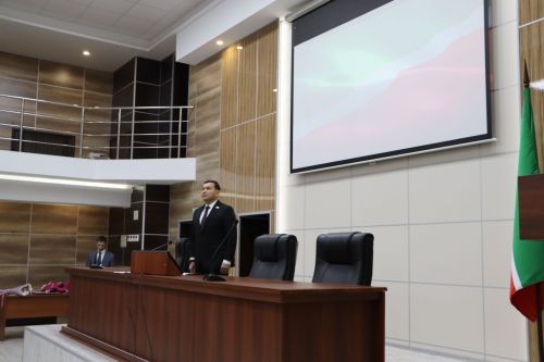 В Апастово прошло заседание Совета Апастовского муниципального района  пятого созыва