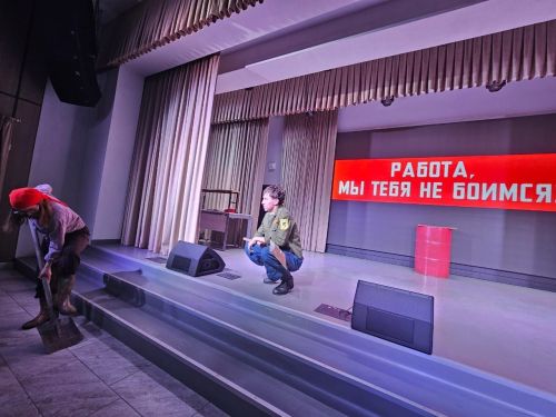 Театральный коллектив Апастовского аграрного колледжа  «Стройотрядовцы» представил спектакль «Все Мы…»