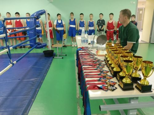 В зале бокса Апастовской спортивной школы, находящемся в Каратунской школе, прошел Открытый межрайонный турнир по боксу