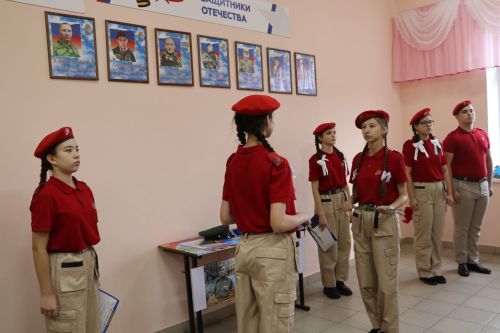 Борнаш урта мәктәбендә Герой партасы ачылды