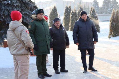Апас җирлеге махсус хәрби операциядә катнашучы егетләрнең якыннарын хөрмәтләде
