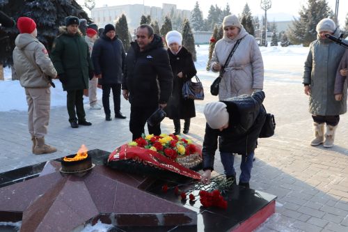 Апас җирлеге махсус хәрби операциядә катнашучы егетләрнең якыннарын хөрмәтләде