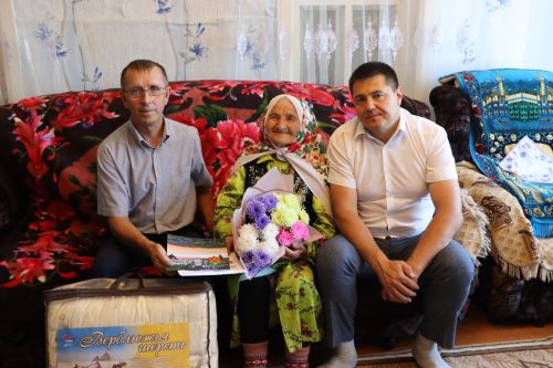 Жительнице деревни Куштово Гайше эби Галимовой - 95 лет