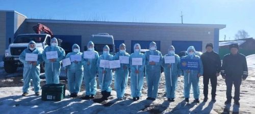 В Апастовском районе прошли командно-штабные учения по ликвидации условного очага опасного заболевания