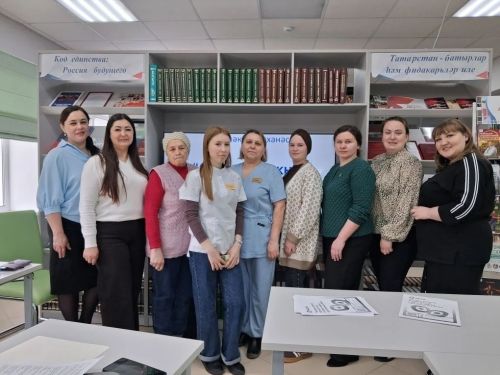 Апас үзәк китапханәсендә сәламәтлек турында сөйләштеләр