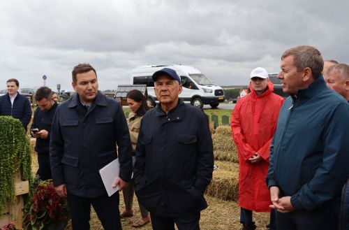 Районга эш сәфәре белән Татарстан Республикасы Рәисе Рөстәм Миңнеханов килде