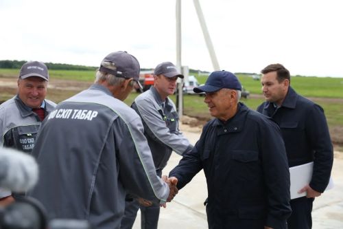 Районга эш сәфәре белән Татарстан Республикасы Рәисе Рөстәм Миңнеханов килде