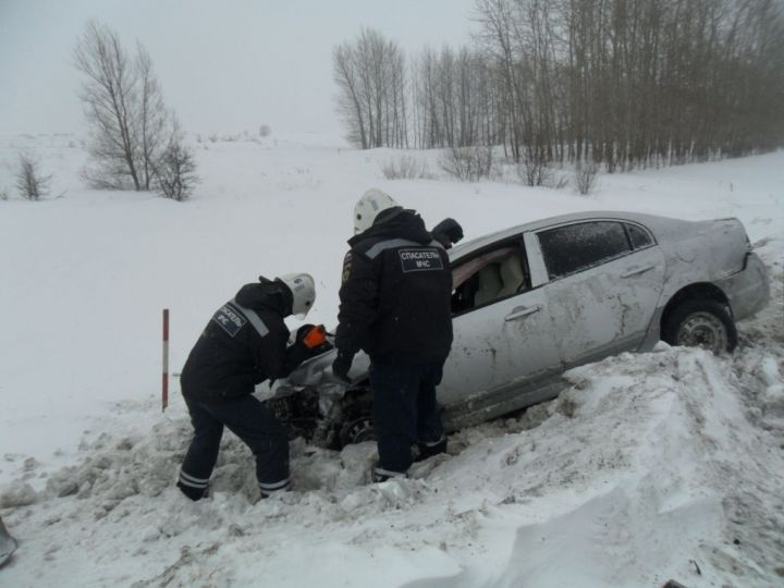 На трассе Апастово-Буинск произошла авария