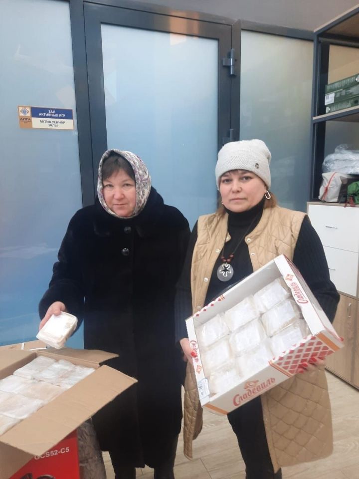 В районе продолжается сбор гуманитарной помощи для оказания помощи ребятам, участвующим в мобилизации