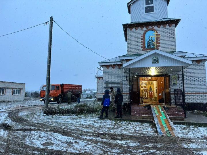 Ремонт храма в Бишево