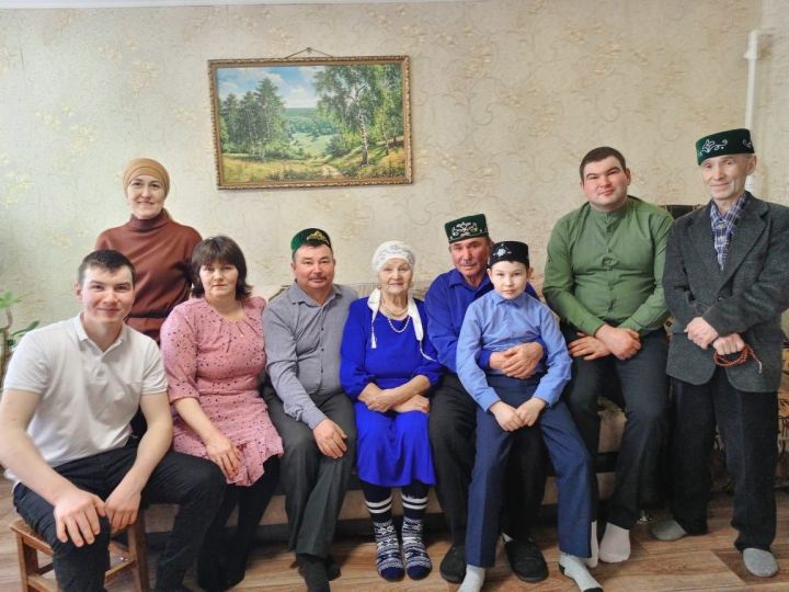 Три поколения на одной семье