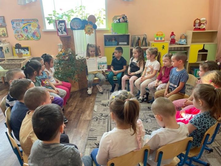 В детском саду «Радуга» прошло тематическое занятие, посвященное дню рождения Мусы Джалиля