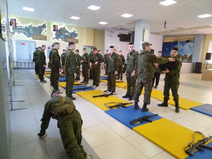 Учащиеся Каратунской школы на военно-полевых учебных сборах