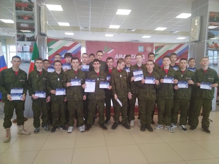Учащиеся Каратунской школы на военно-полевых учебных сборах