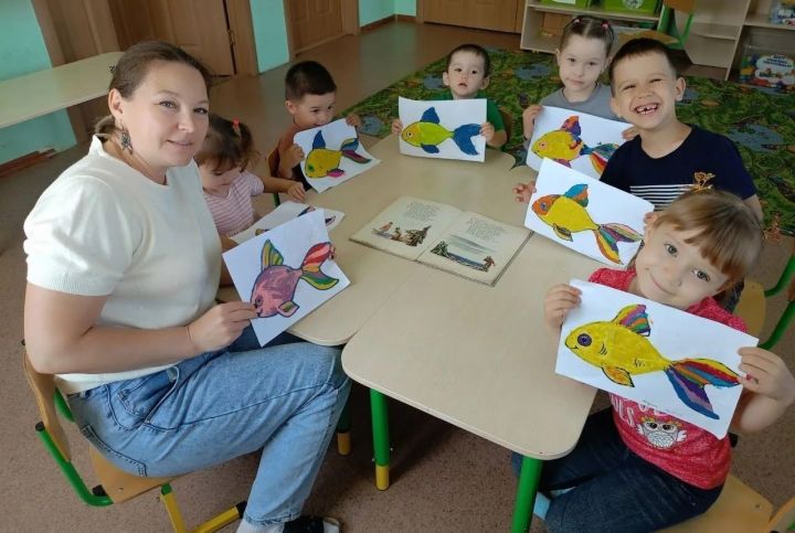 Районның балалар бакчаларында Пушкин көннәре уза