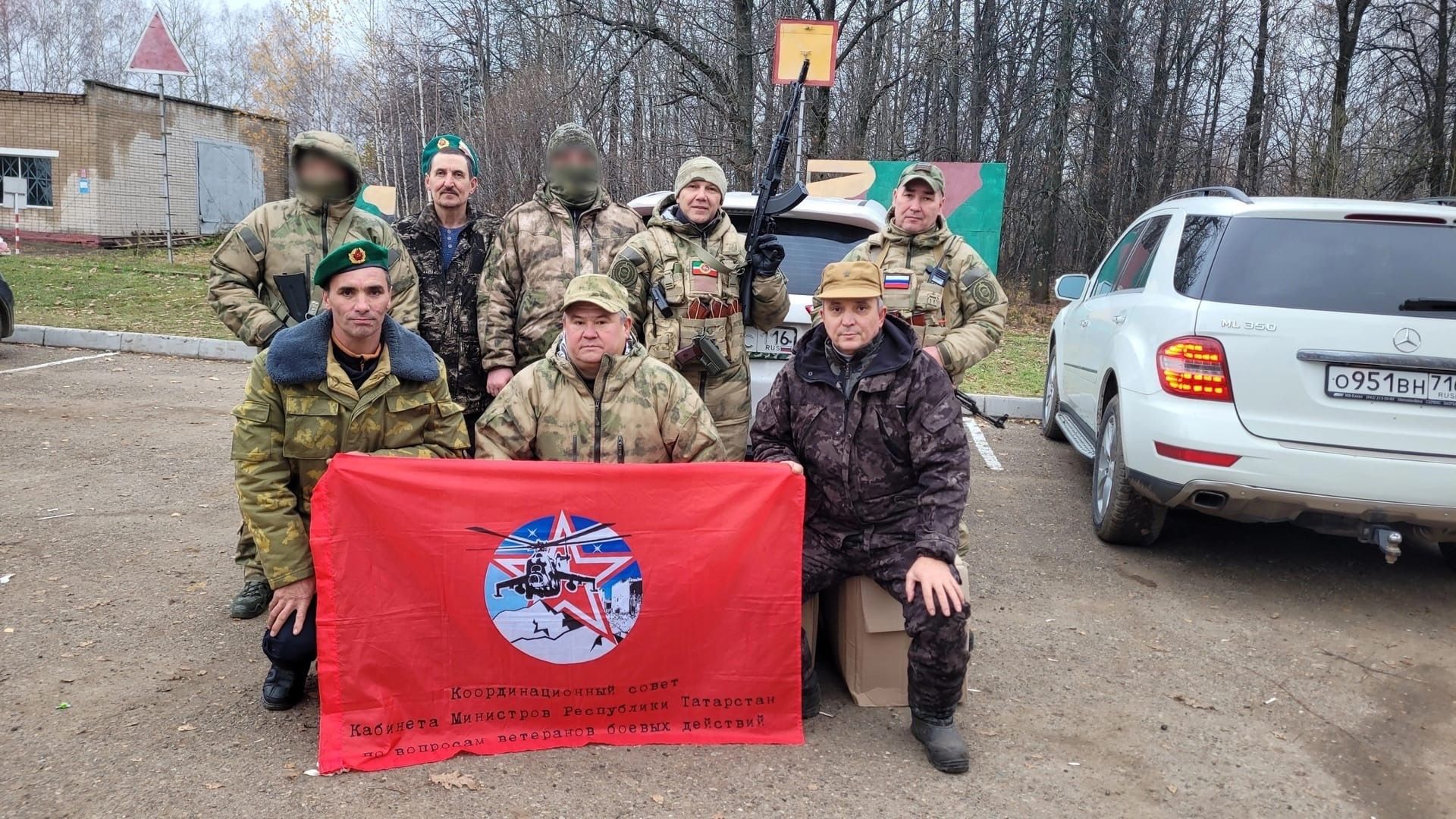 Ветераны боевых действий Апастовского района встретились с мобилизованными ребятами