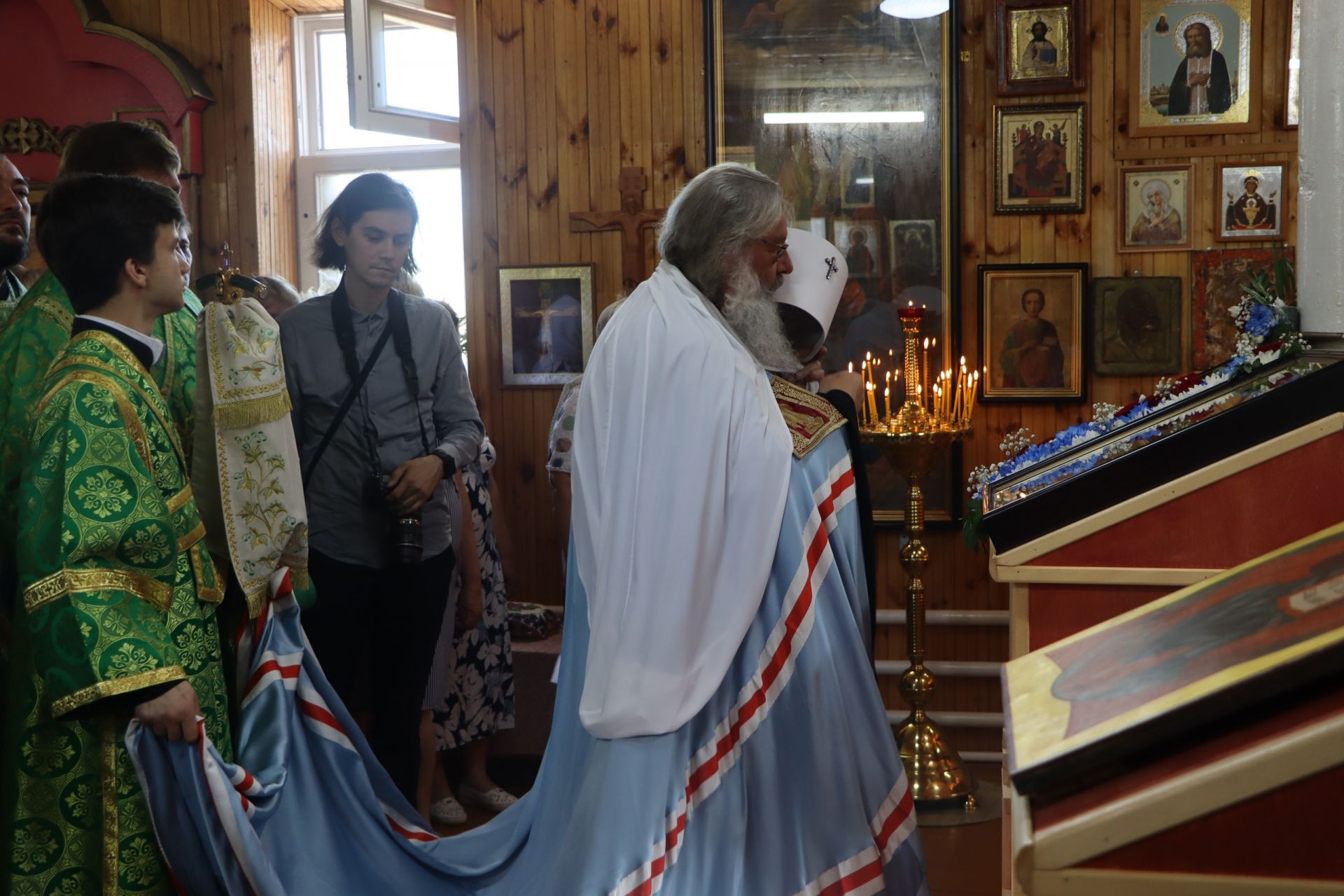 Храм Иоанна Предтечи села Бишево посетил митрополит Казанский и Татарстанский Кирилл