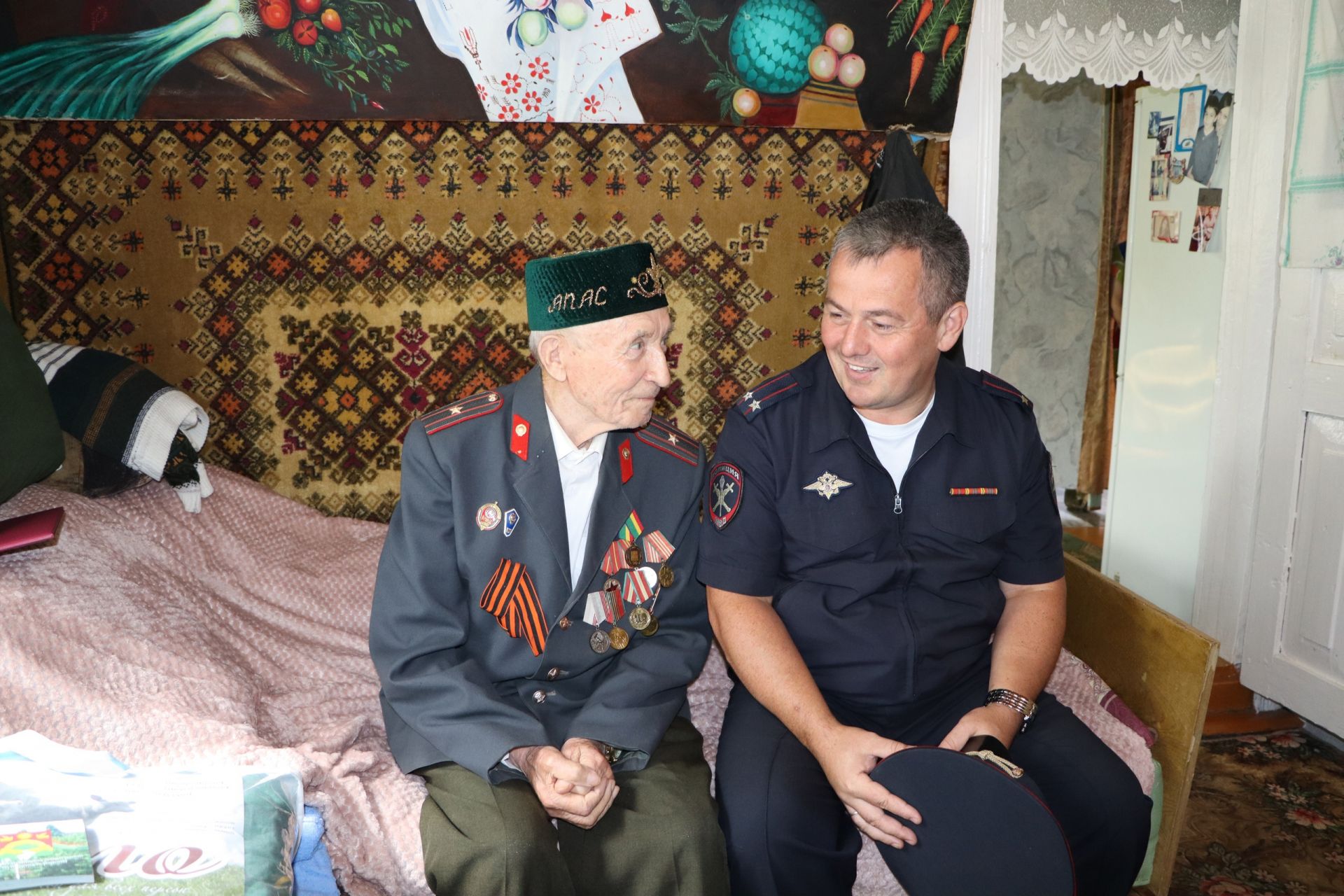 Шәмбалыкчы авылында яшәүче Салих абый Таҗиев 90 яшьлек гомер бәйрәмен каршылады