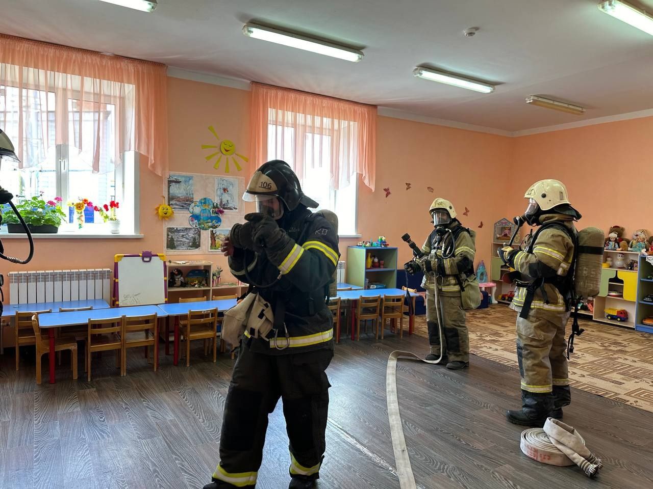 В детском саду «Радуга» прошла учебная тренировочная пожарная эвакуация