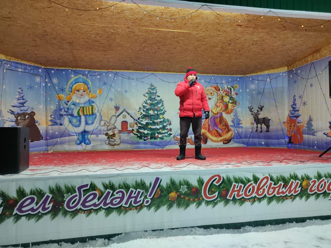 Апаста Үзәк чыршы тирәсендә күңел ачулар дәвам итә